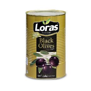زیتون سیاه فلزی هسته دار لوراس  LORAS 2500 گرمی